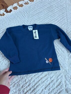 Boys vintage sports Long-Sleeve Sports Tee
